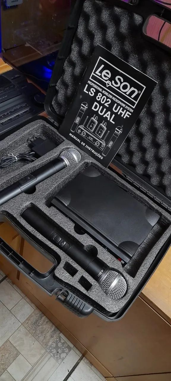 Microfone sem fio Leson - Troco - Foto 2
