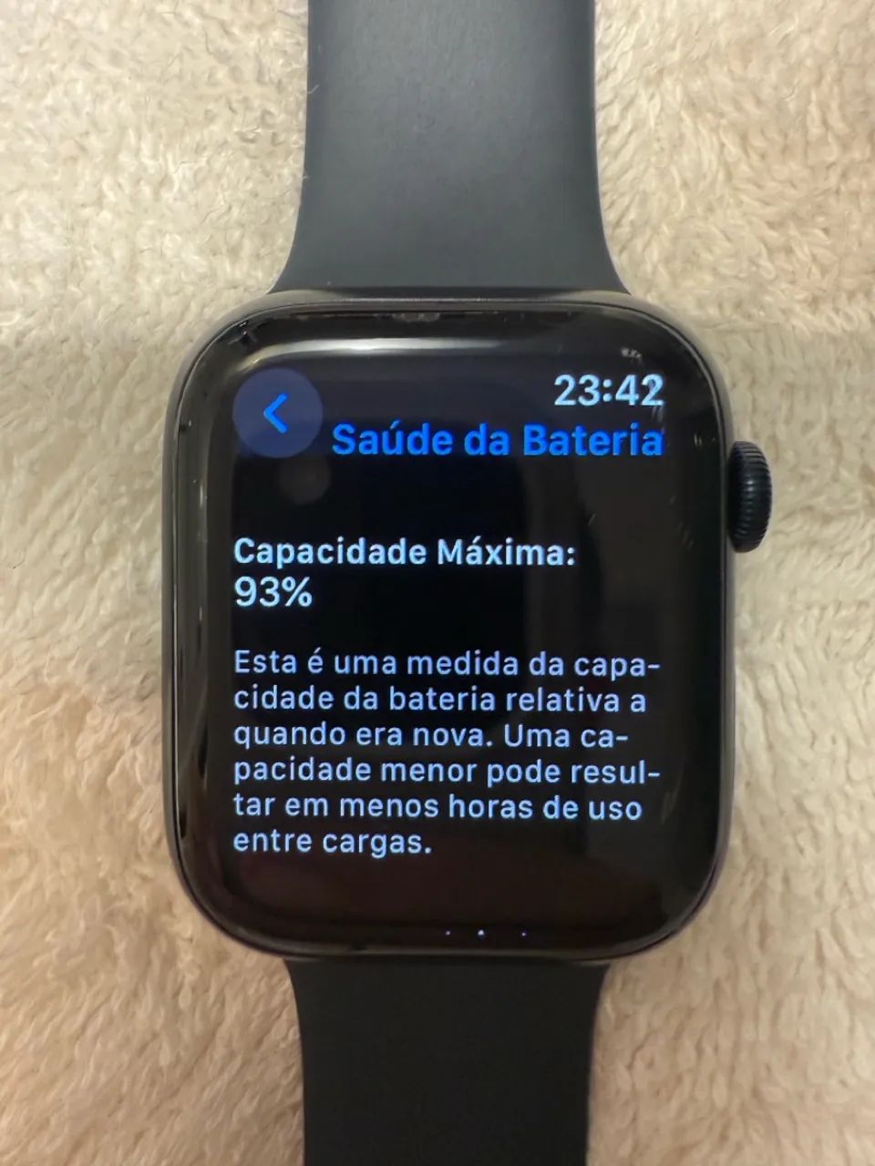 Apple Watch Series 9 45mm - 93% bateria