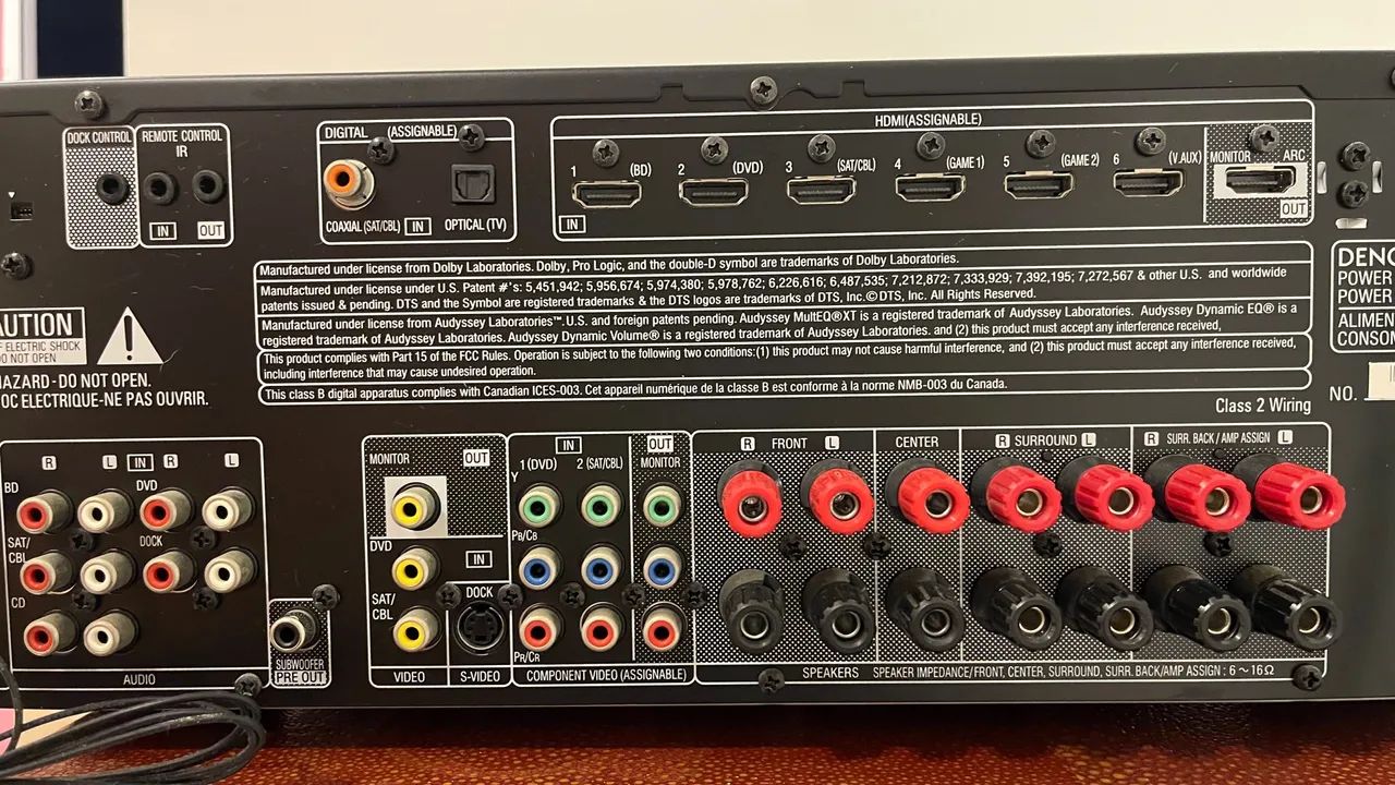 Receiver AV Denon AVR-1712 - Foto 5