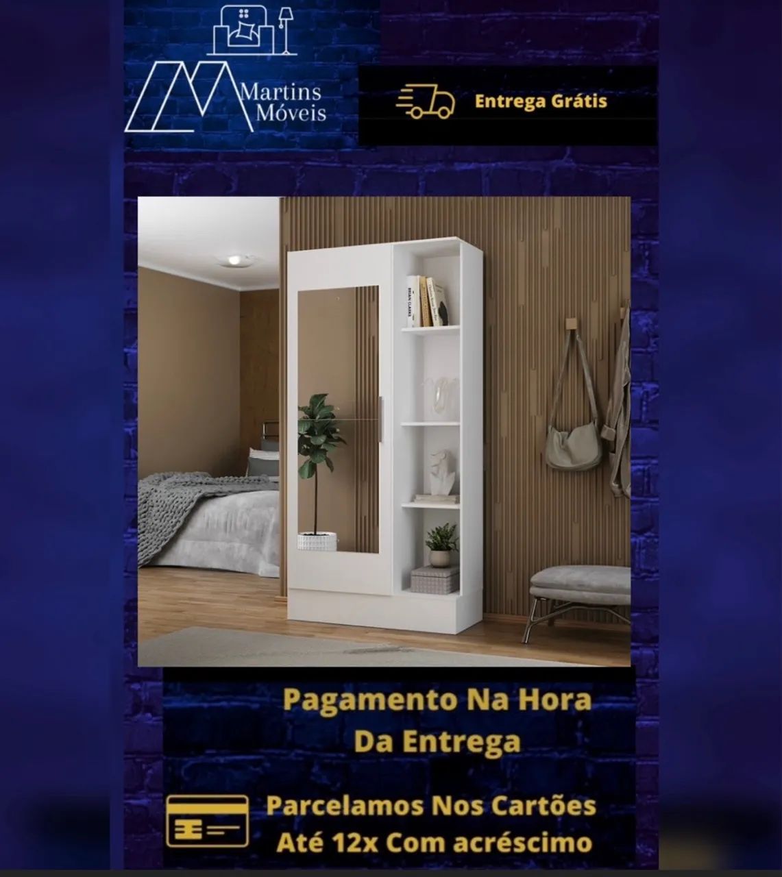 Armário com Espelho e Prateleiras em Promoção - Foto 4