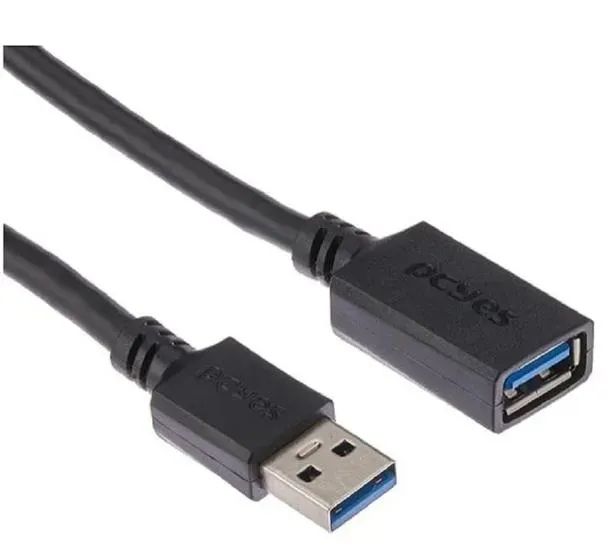 Cabo Extensor Usb A 3.0 M P/ F 2M - Puamf3-2 - Loja Coimbra Computadores Entregamos - Foto 5