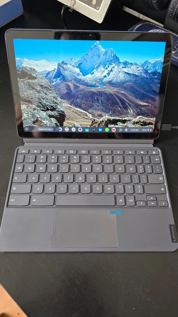 Chromebook Lenovo Duet CTX636F - 2 em 1 (Tablet + Teclado