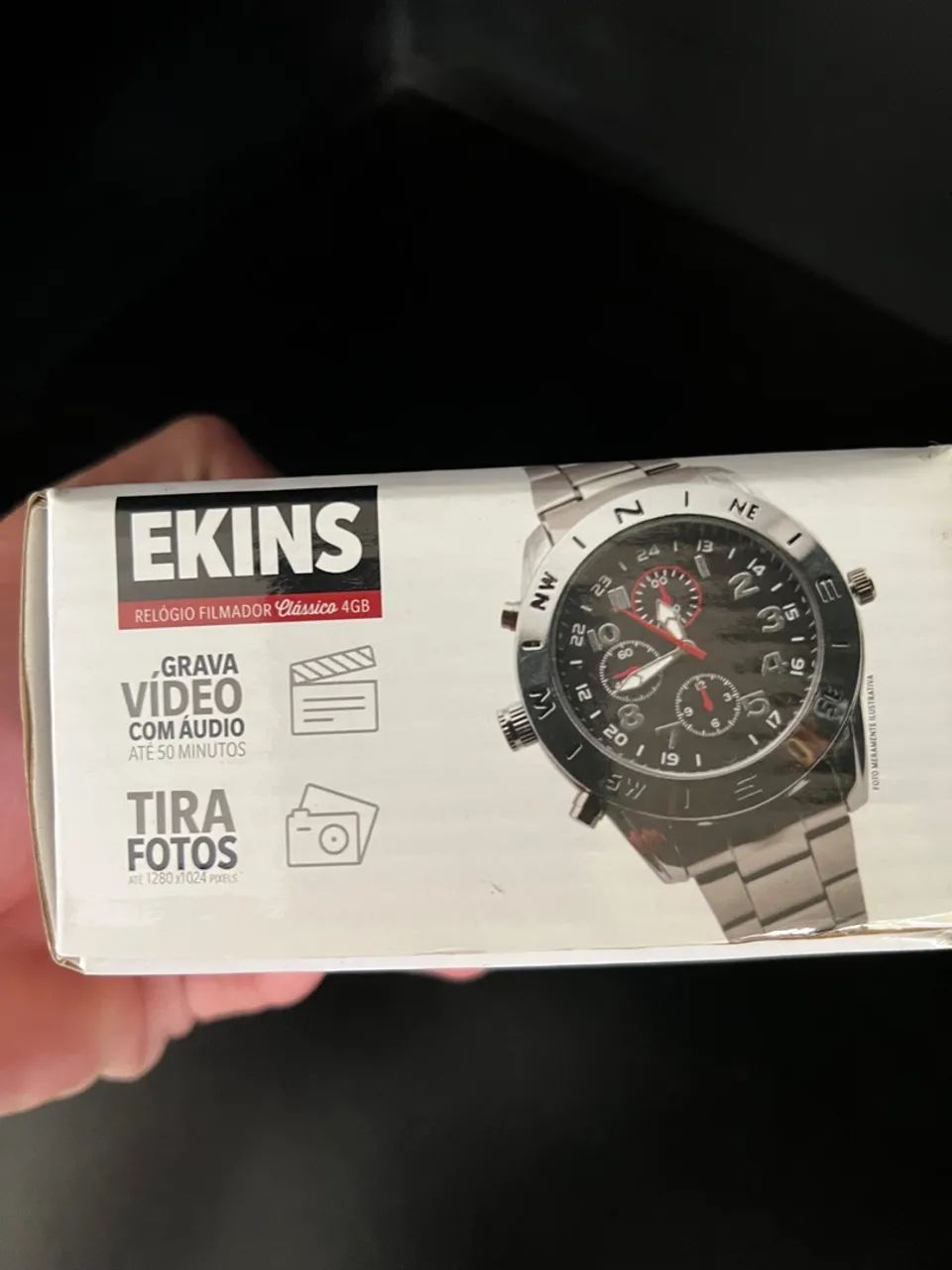 Relógio Filmador Ekins Clássico 4GB - Design e funcionalidade! - Foto 3