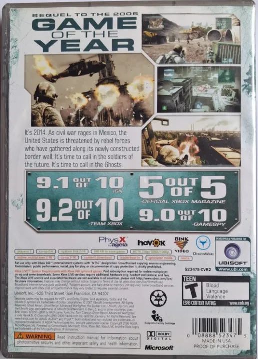 Ghost Recon Advanced Warfighter 2 - Xbox 360 - Foto 2