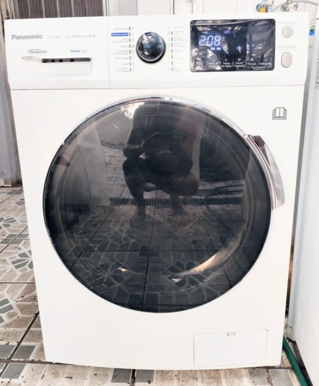 Lava e Seca Panasonic Inverter 12 Kg Branca 127 V