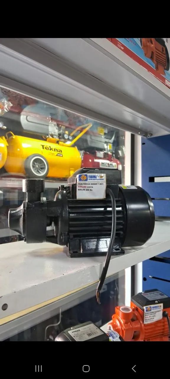 BOMBA DE D"AGUA 1CV 127V  3000m³/h SOMAR