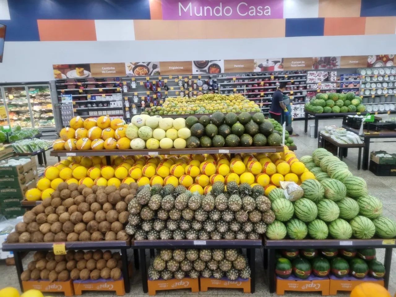 Montagem de Hortifruti 