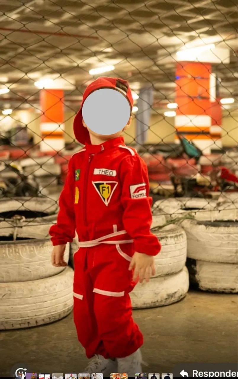 Roupa Piloto - 3 a 5 - Foto 2