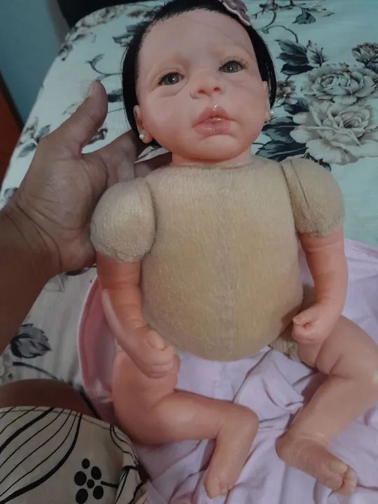 Bebe reborn recém nascida usada - Foto 3
