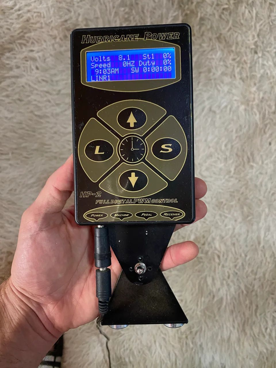 Fonte hurricane power tattoo