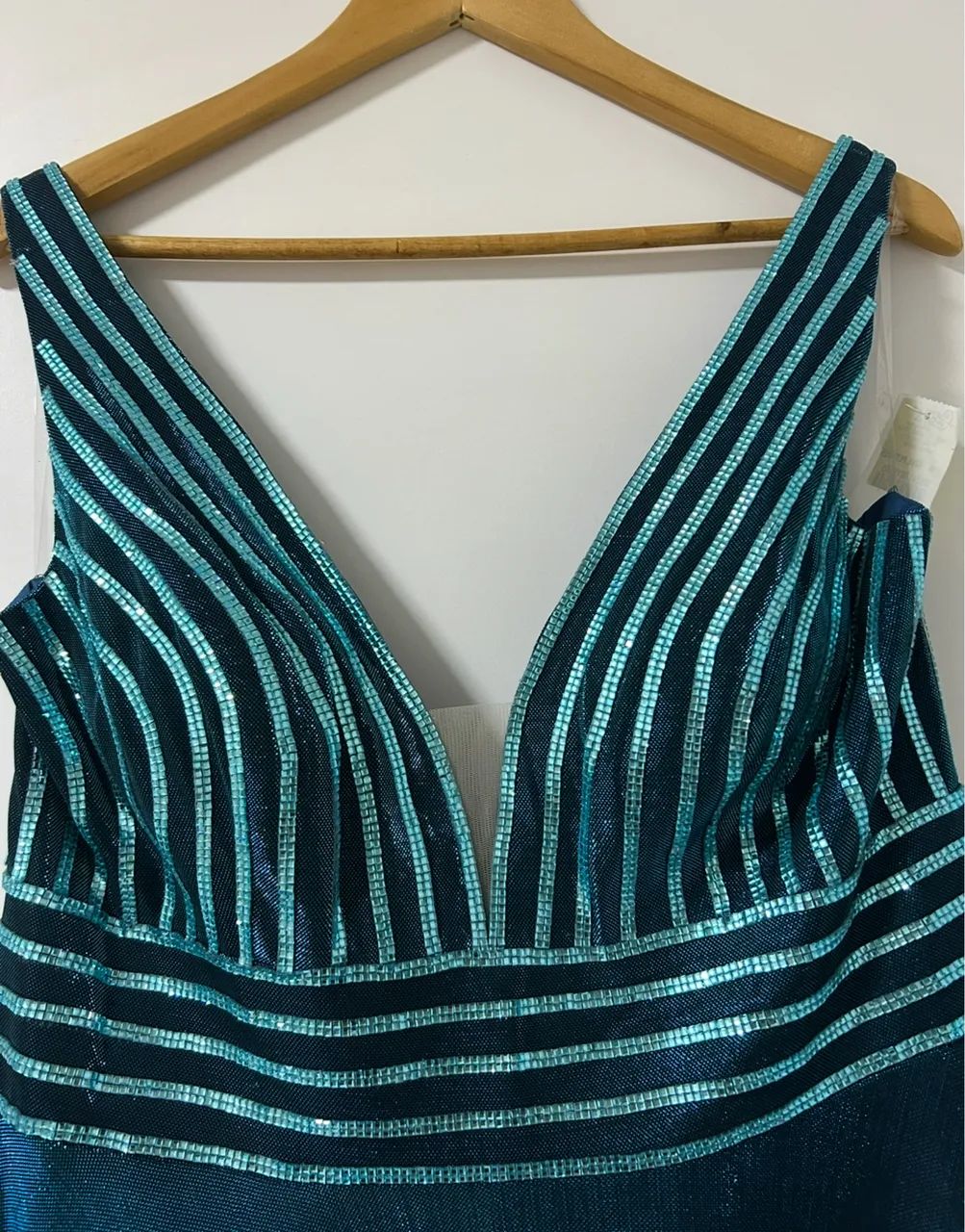 Vestido longo turquesa  - Foto 2