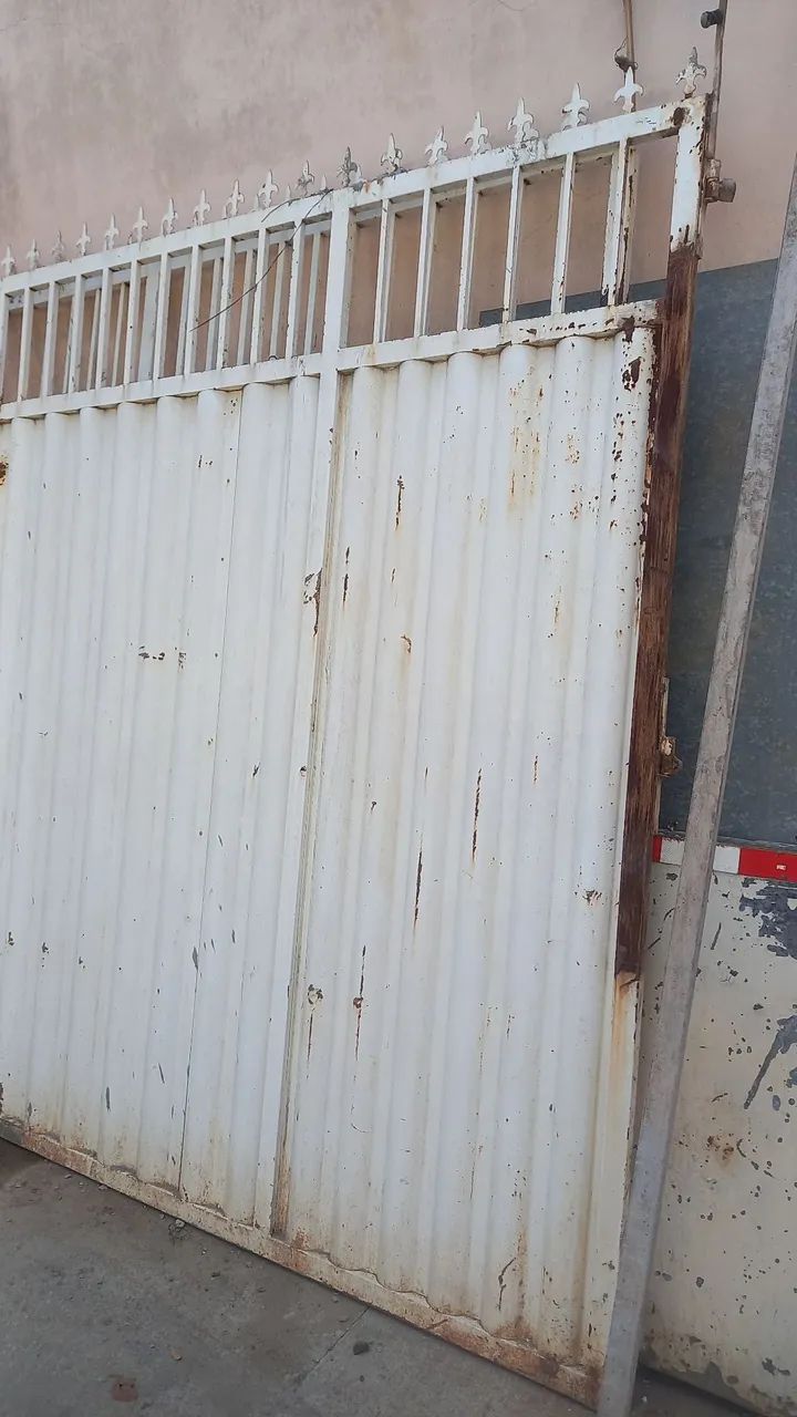 Portão de Ferro Branco Usado64840774022915120