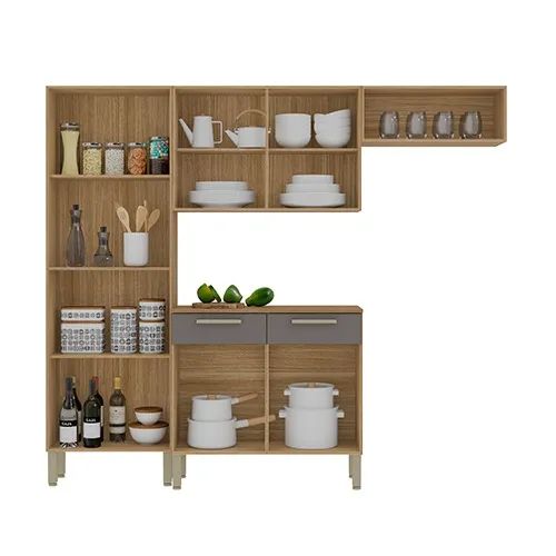 COZINHA 100% MDF COM BALCÃO - Foto 3