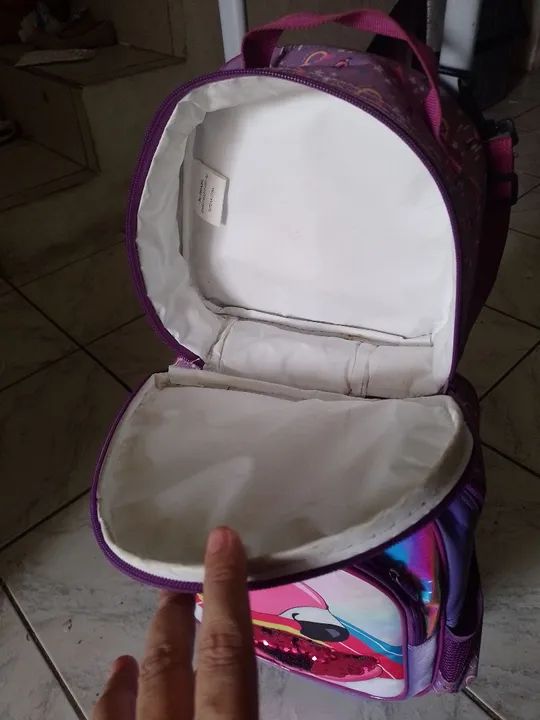 Mochila Infantil com Lancheira