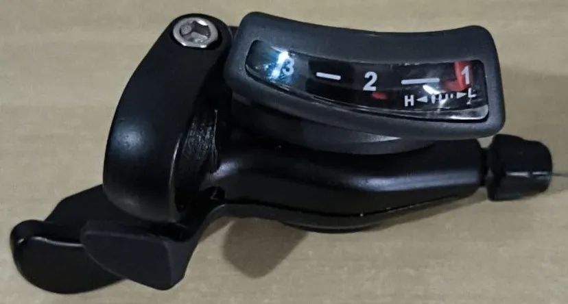 TROCADOR RAPID FIRE MICROSHIFT DIANTEIRO 3 VELOCIDADES SEM FREIO