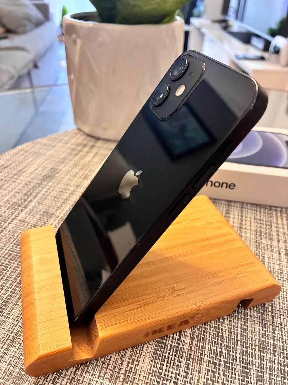 iPhone 12 (mini) 64GB preto bateria 89% NF e caixa - Celulares e