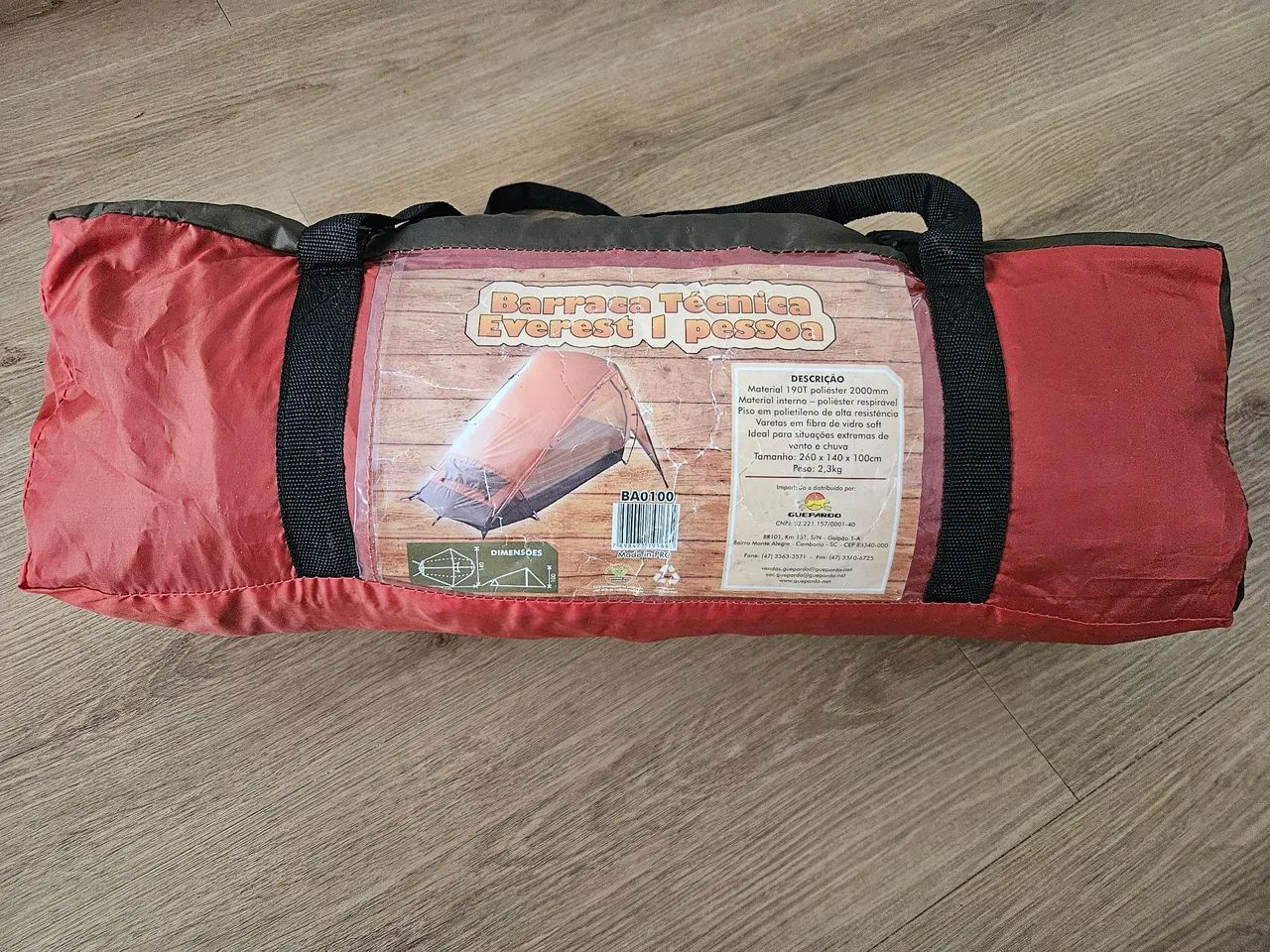 Barraca Técnica Guepardo Everest 1 pessoa (cabem 2). Leve. Compacta. SuportaChuvas fortess - Foto 2