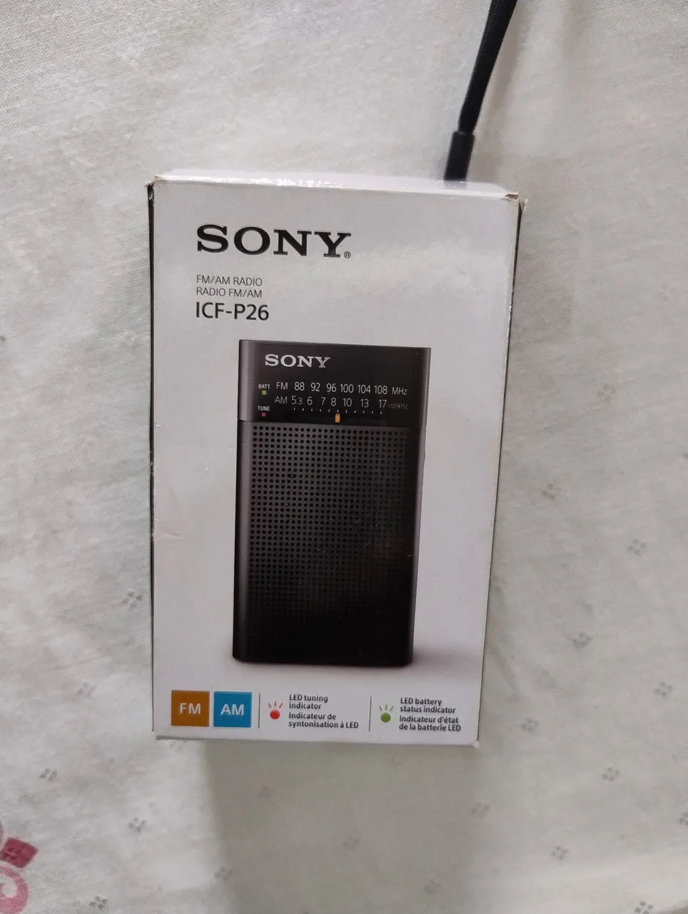 Radio Portátil Sony ICF-P26 FM/AM