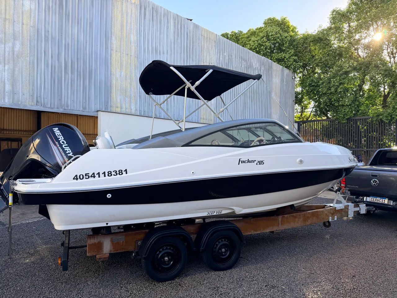 Lancha Focker 205 carreta rodoviária  - Foto 5