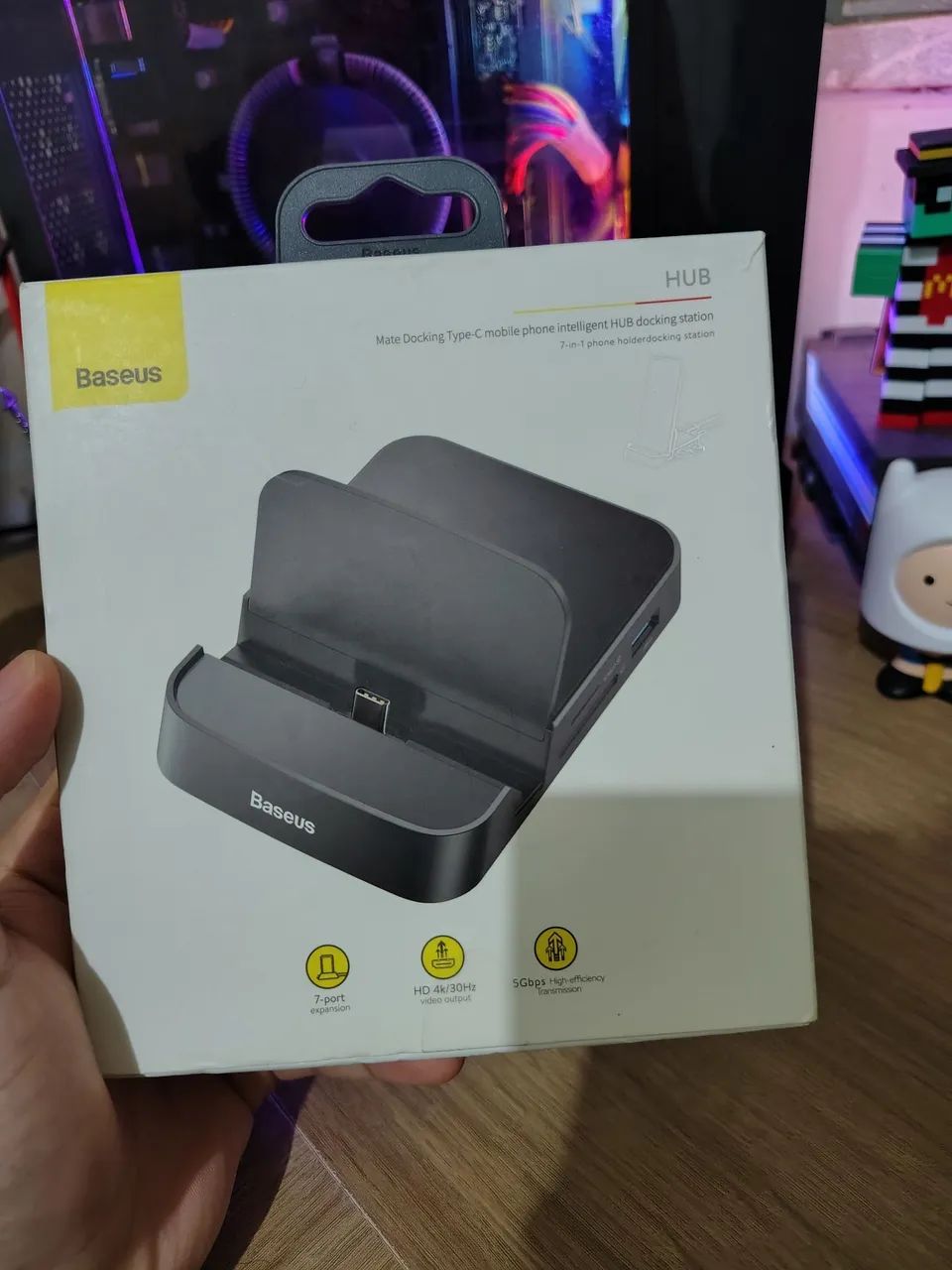 Baseus HUB Docking Station para Celular - Foto 2