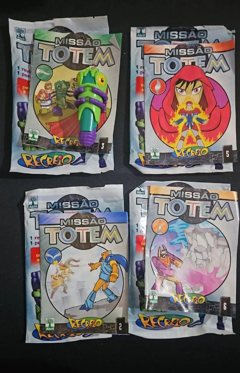 Lote Missão Totem Revista Recreio
