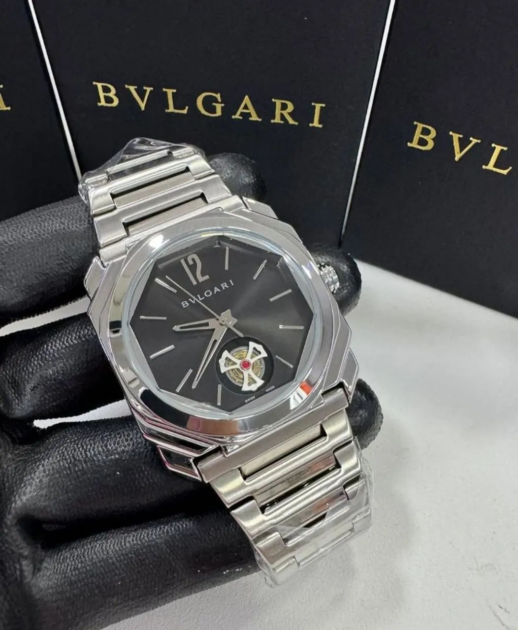 Bvlgari Octo, a prova dágua, semi automático  - Foto 3