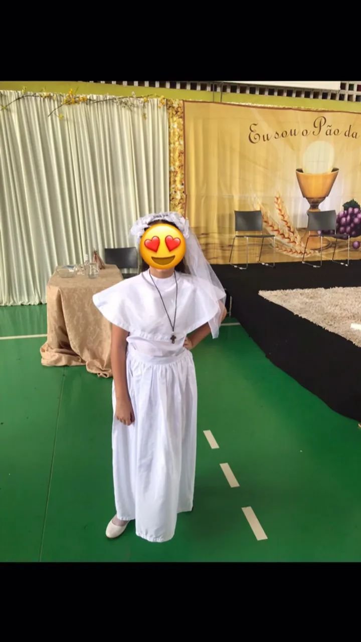 Roupa de Primeira Eucaristia Feminina Roupas Parque Dois