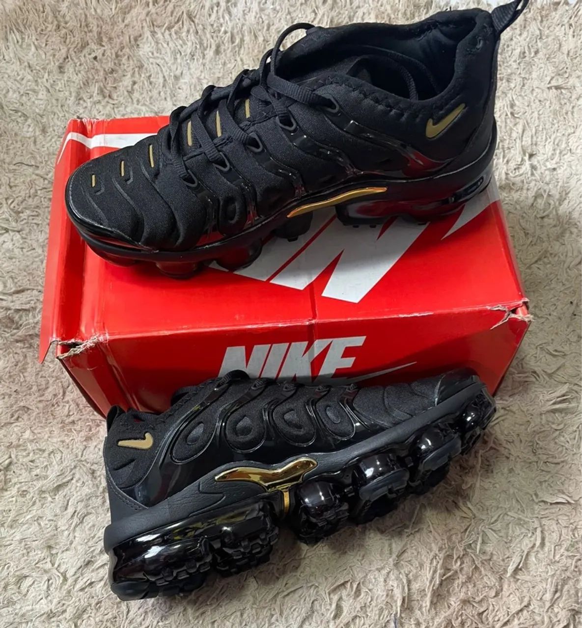 Sepatu Nike Vapormax Air Vapormax Plus Black Speed Red Nike Vapor