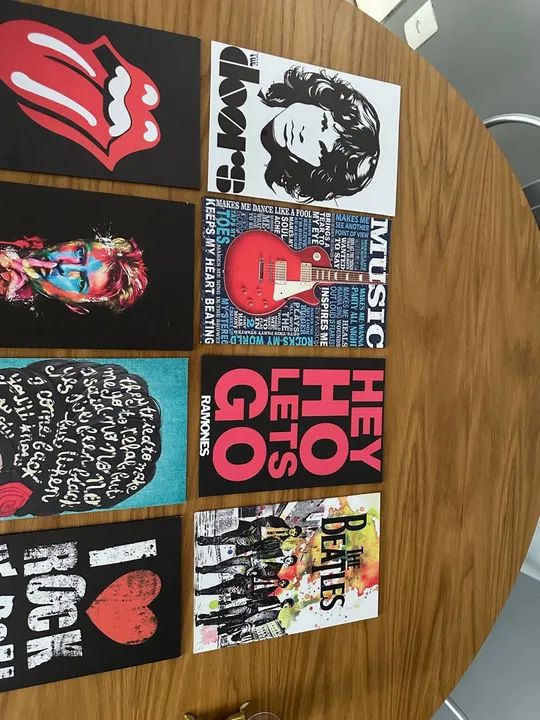 Conjunto de Quadros Decorativos Musicais - The Doors, Rolling Stones e David Bowie - Foto 6