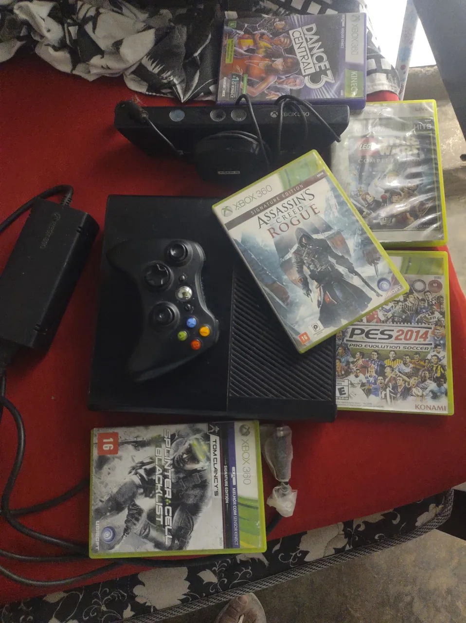 Xbox 360 com Jogos e Kinect