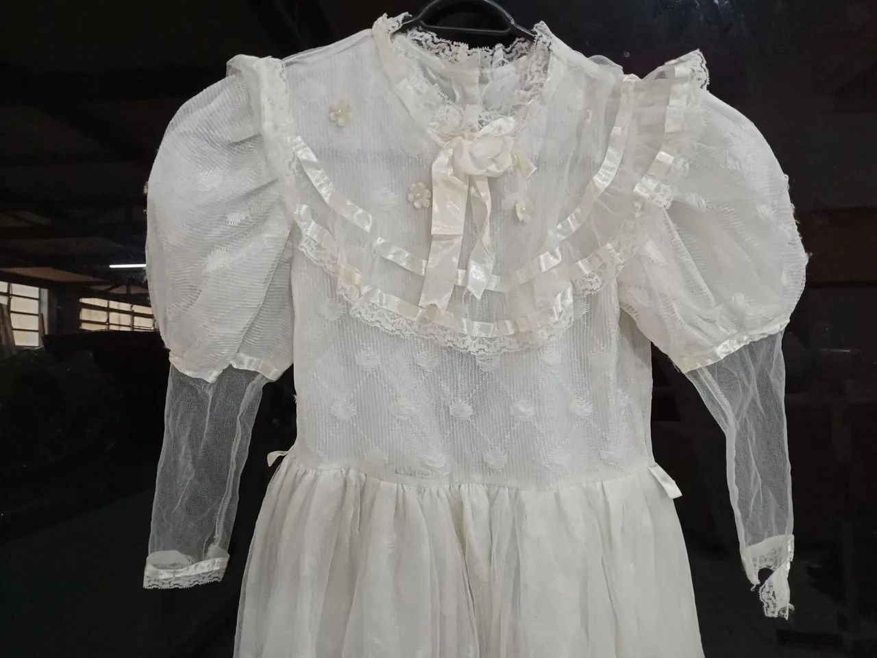 Vestido Infantil Branco  - Foto 3