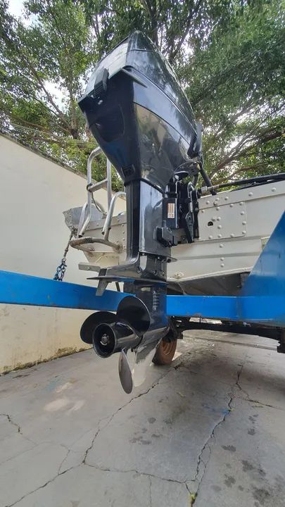 Lancha de alumínio com 5 lugares - Foto 2