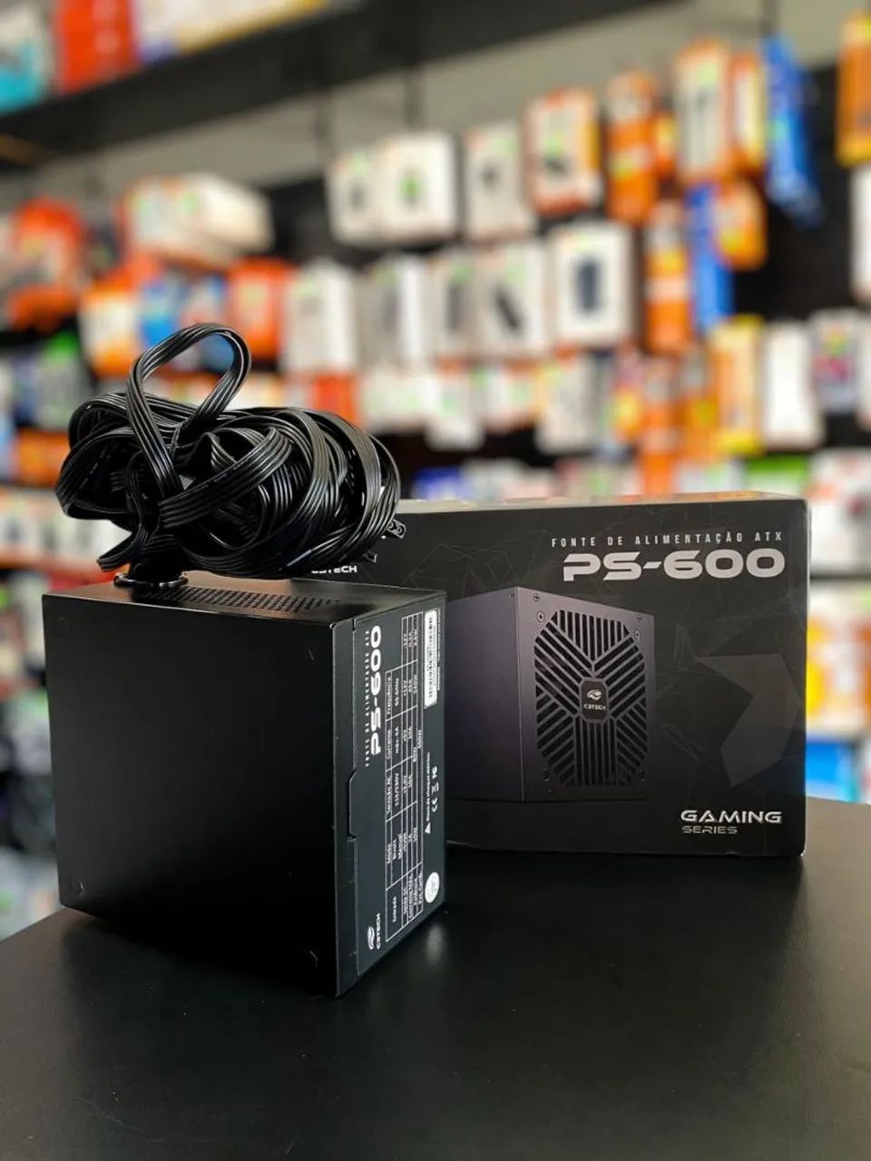 FONTE PC GAMER C3TECH ATX 600W  - Foto 3