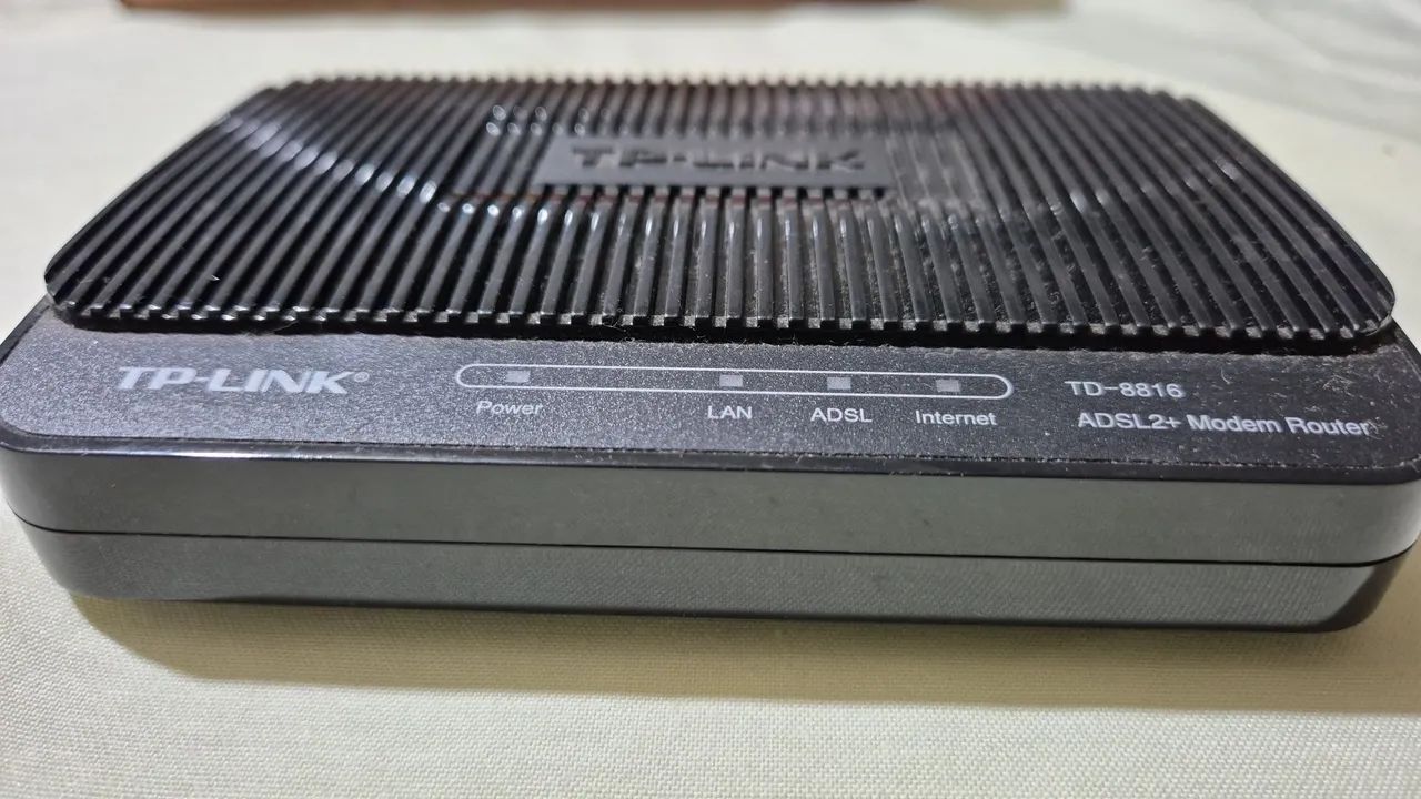 Roteador Modem ADSL2+ TP-LINK TD-8816 - Foto 3