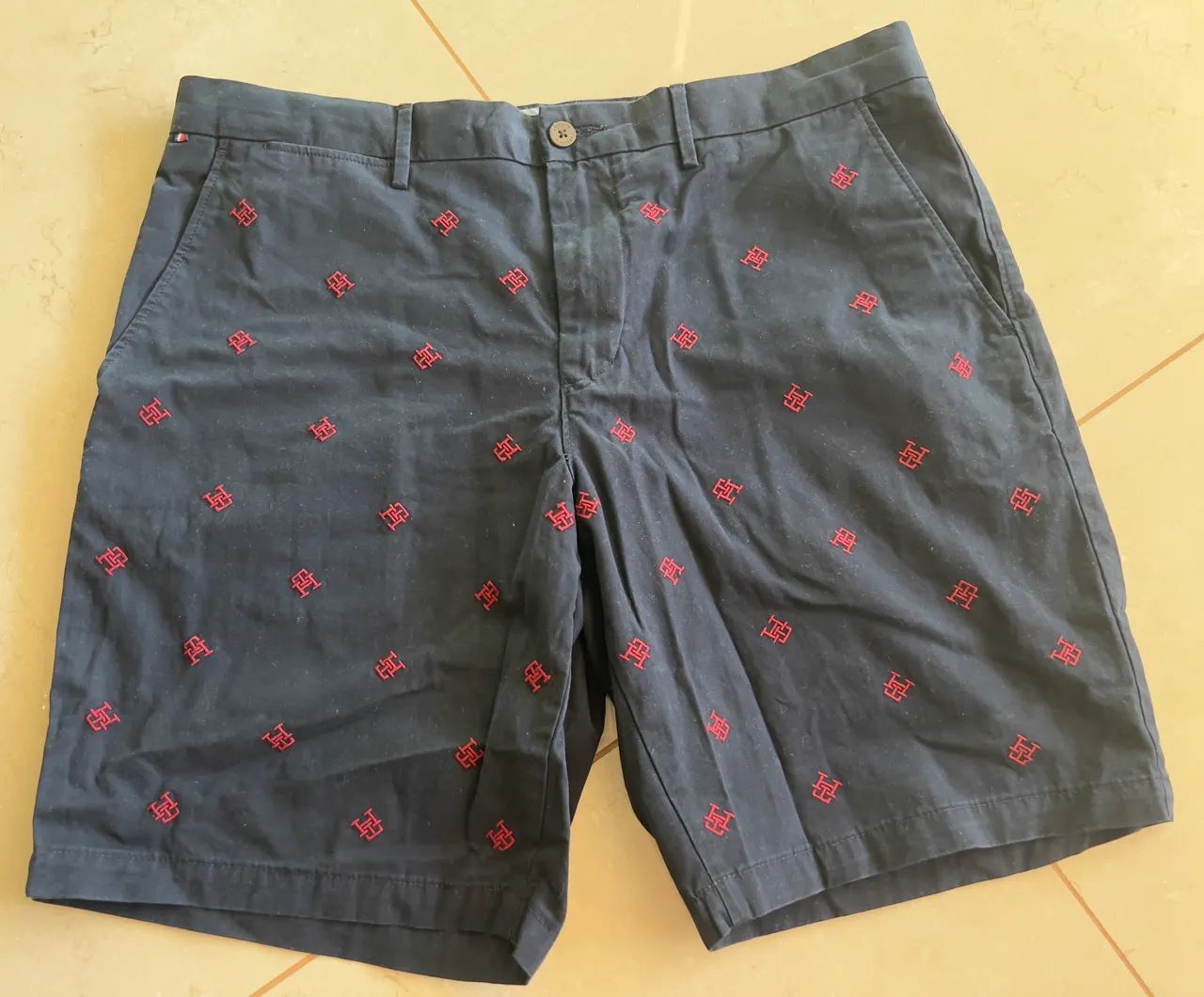Bermuda/Shorts Tommy Hilfiger - Azul - tamanho 36 - nova/sem uso