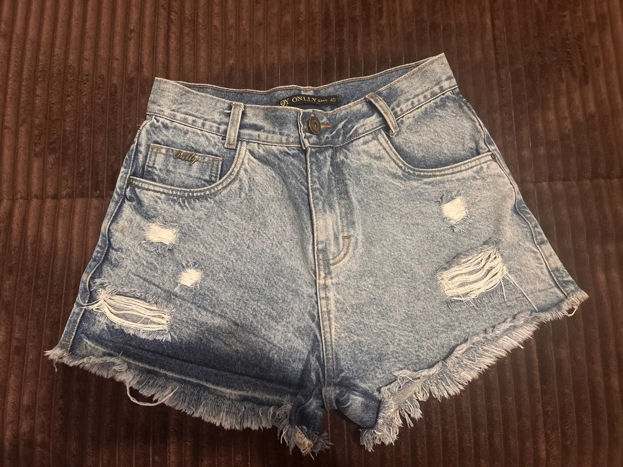 Shorts Jeans Feminino n38 - Retirada Sobradinho