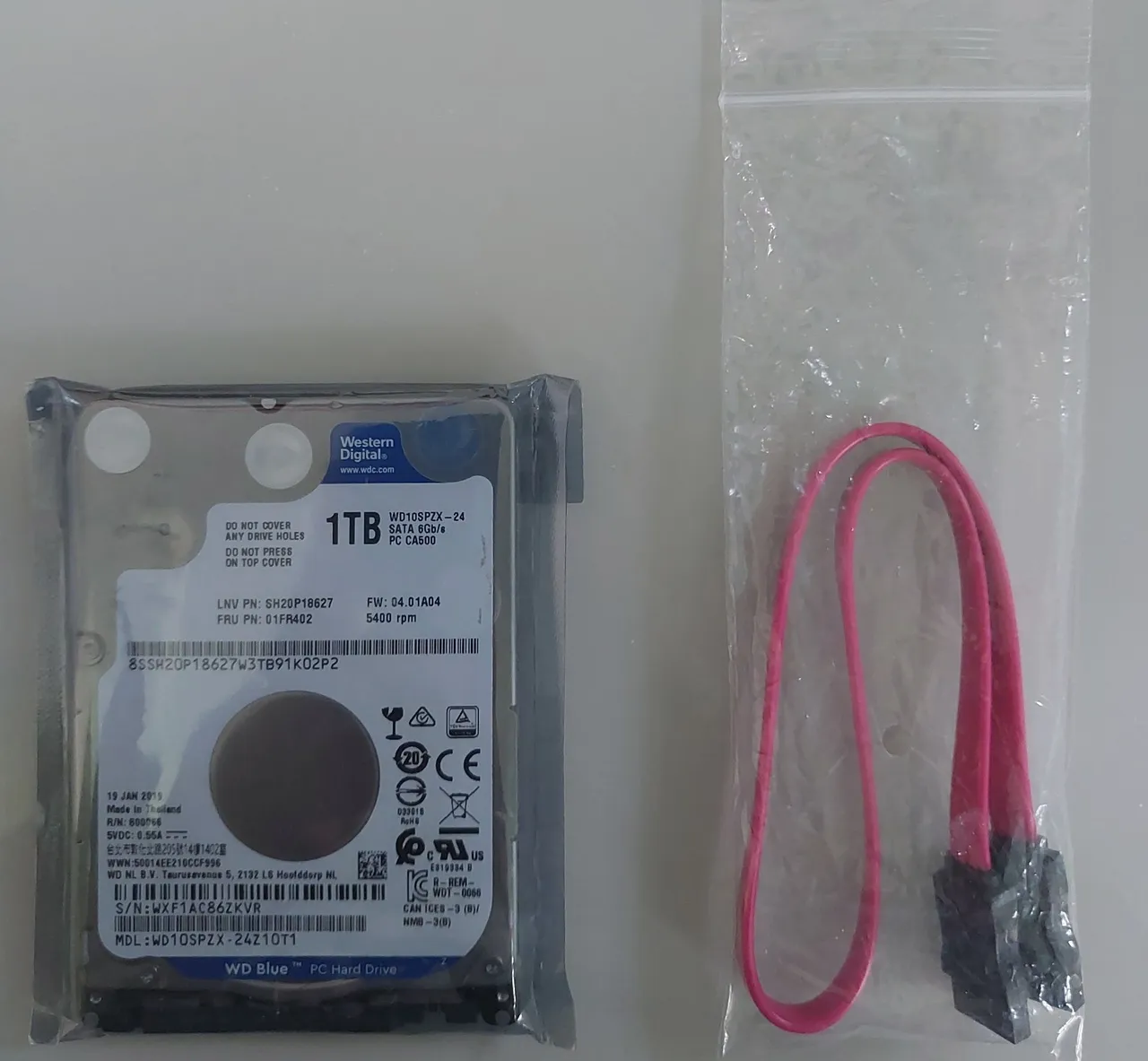 HD 1TB Western Digital Blue com defeito - Ideal para peças ou recuperação