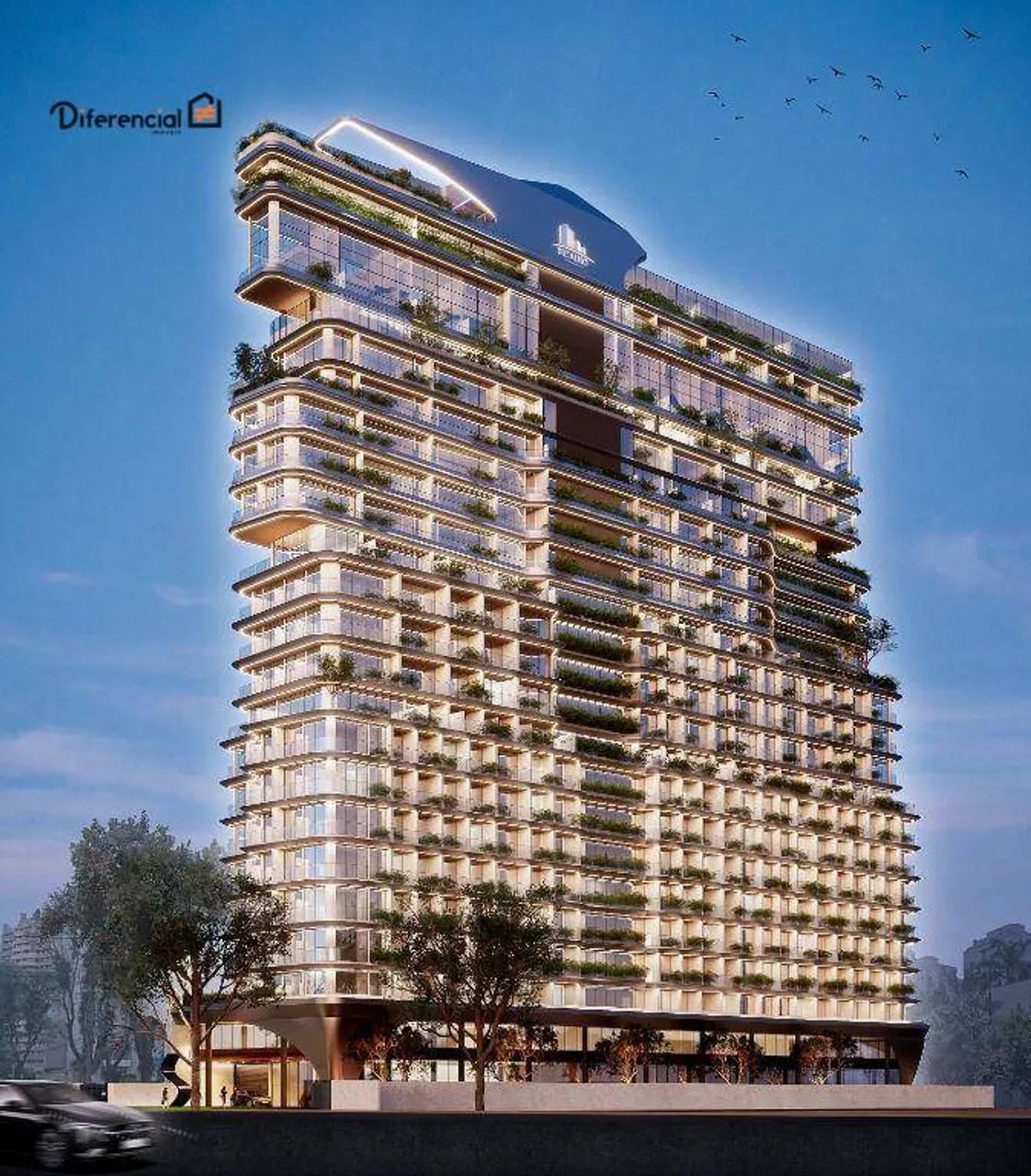 Studio com 1 dormitório à venda, 22 m² por R$ 335.000,00 - Água Verde - Curitiba/PR