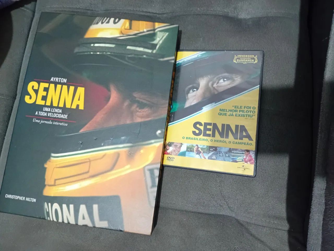 Livro e DVD Senna - Ayrton Senna