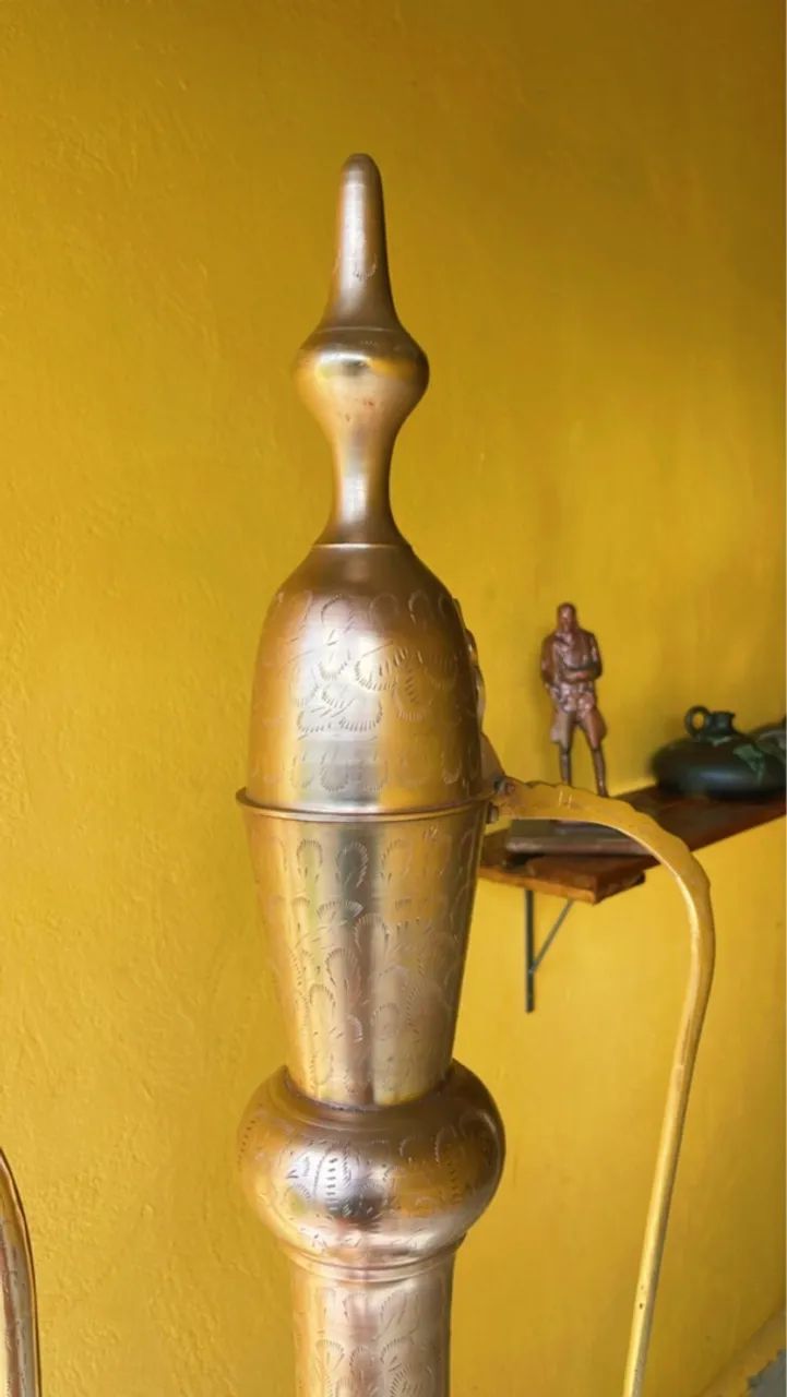 Instagram ? #nido_antiguidades Lindo bule indiano com lindos detalhes a mão  - Foto 4