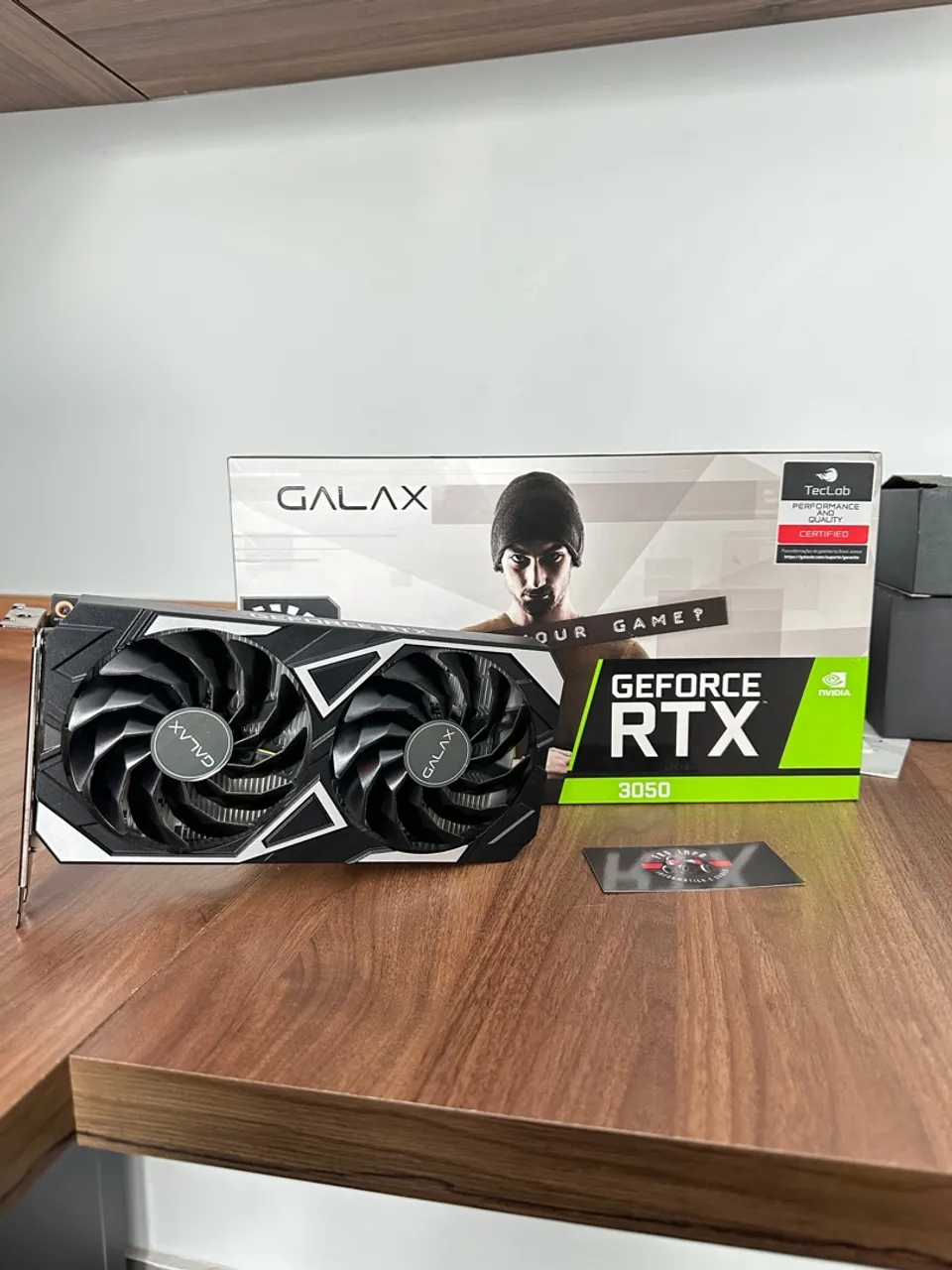 Placa De Vídeo Galax, Geforce RTX 3050 Ex V2 (1-click Oc), 6gb, Gddr6
