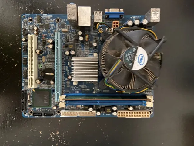 Kit core 2 duo 3.20ghz, 2 gb de ram ddr3, suporta xeon e core2quad , funcionando todo em o