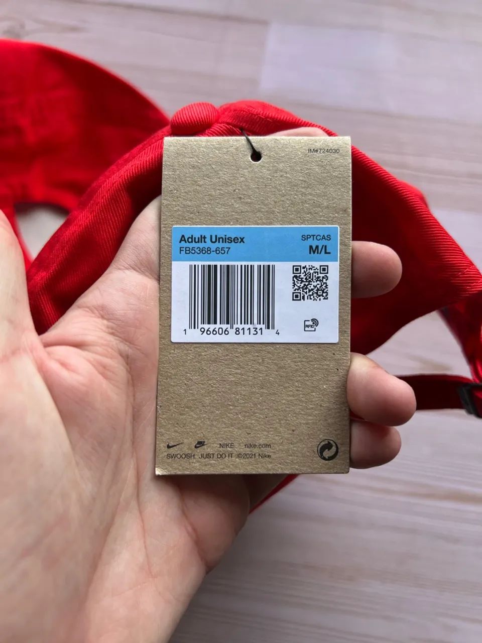 Boné Nike Vermelho Club H86 Original com etiqueta novo - Foto 2