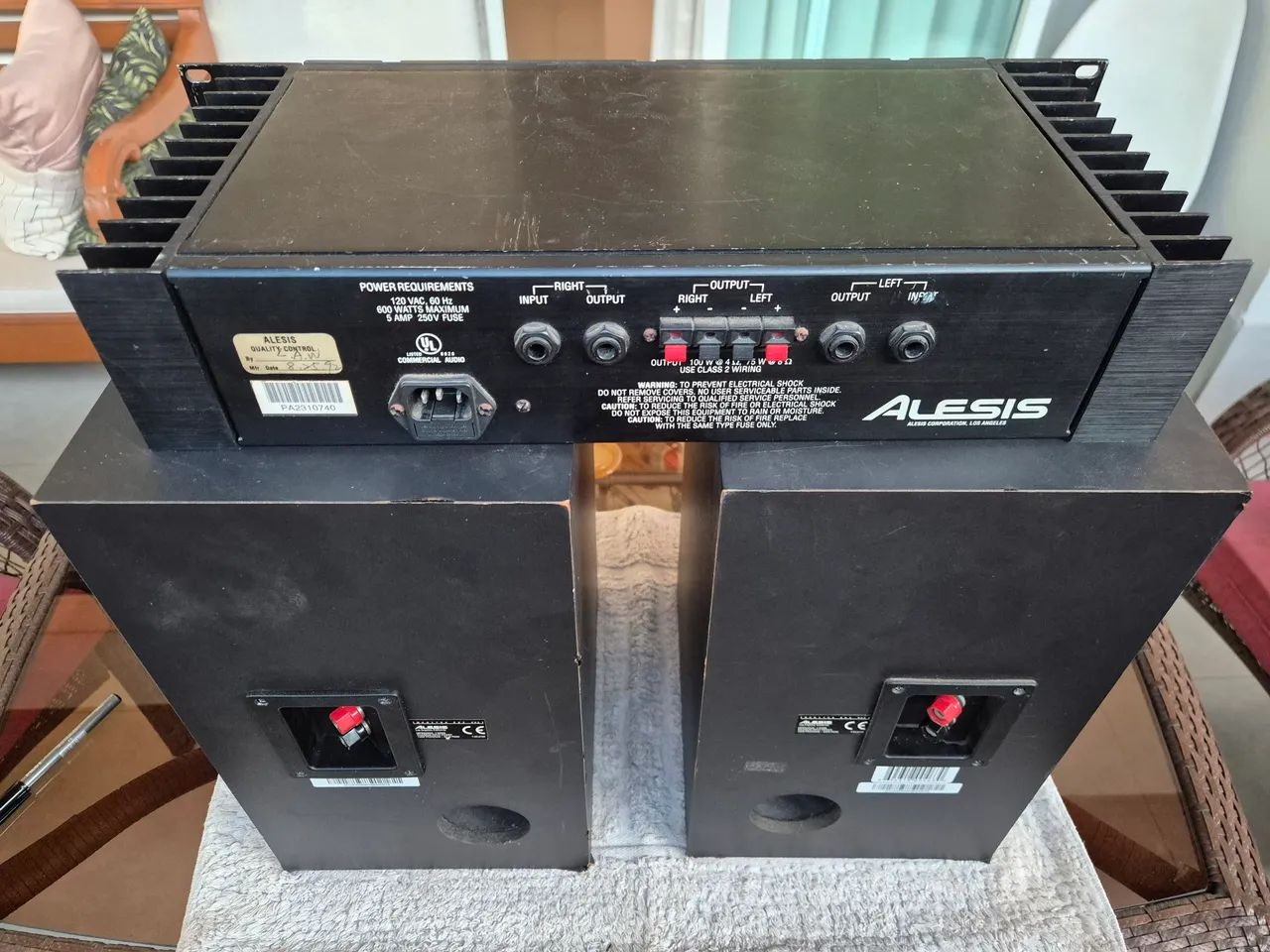Kit Monitores Alesis One Mk2 e Amplificador RA100 | Referencia Estudio | Completo - Foto 2
