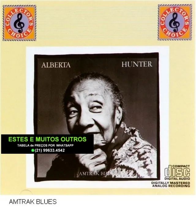 2 Cds da Alberta Hunter - cantora de Jazz