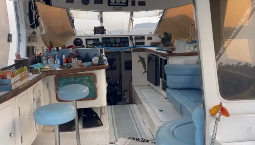 Lancha Dm 36 2x Mercedes OM 352 turbinados - Foto 9