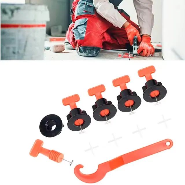 Nivelador de Piso Porcelanato Profissional Rosca 50 Unidades