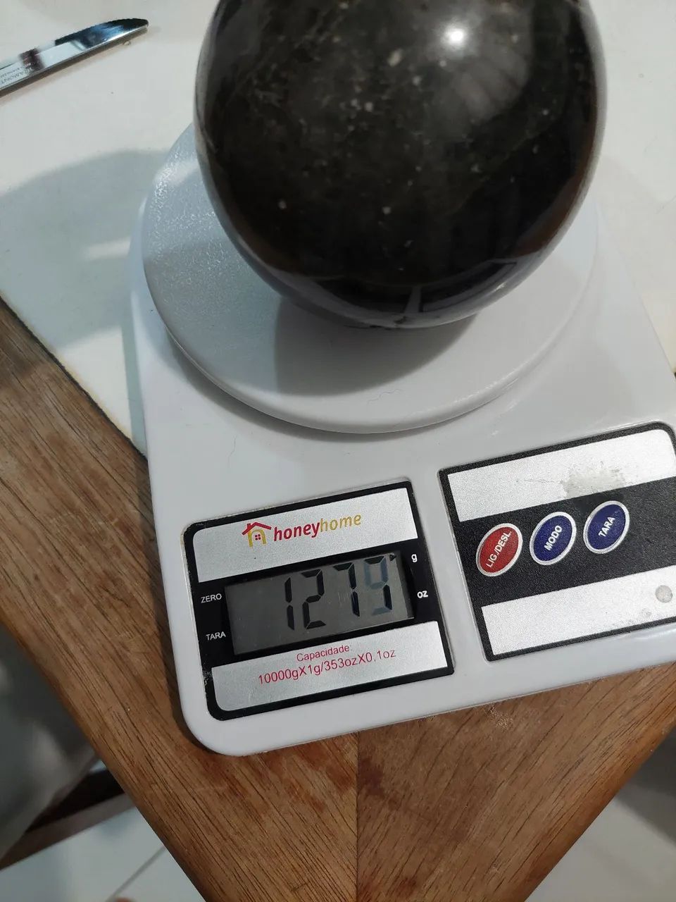 Bola de pedra maciça onix - Foto 4