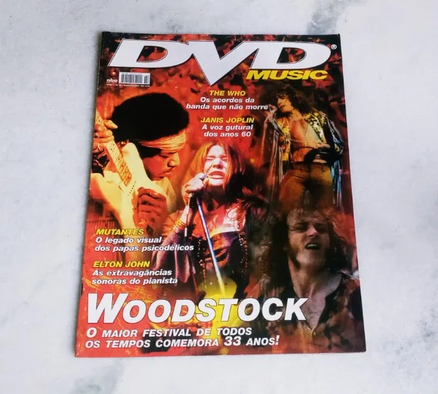 Revista DVD Music / Especial Woodstock 33 anos / Ano 2 - n°23