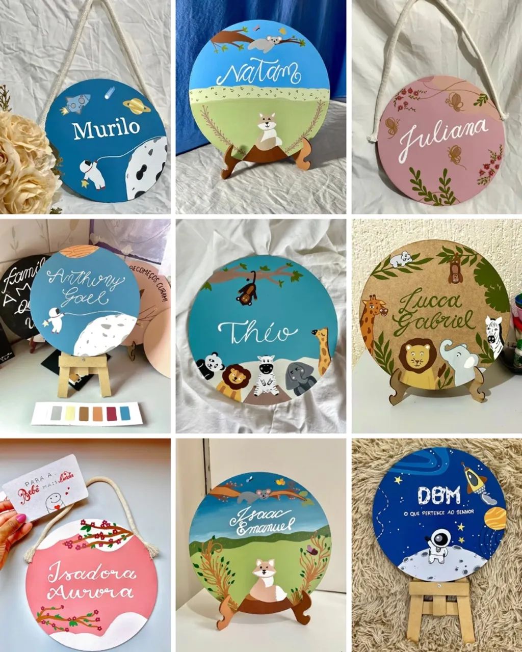 Portas maternidade personalizados 